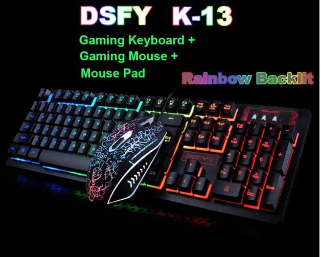 teclado e mouse para jogos